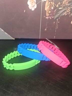 Marc By Marc Jacobs Silicone Chain Bracelets New With Tags